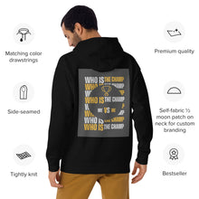 Load image into Gallery viewer, Unisex 'Who is the Champ - me vs me' Panthers Hoodie