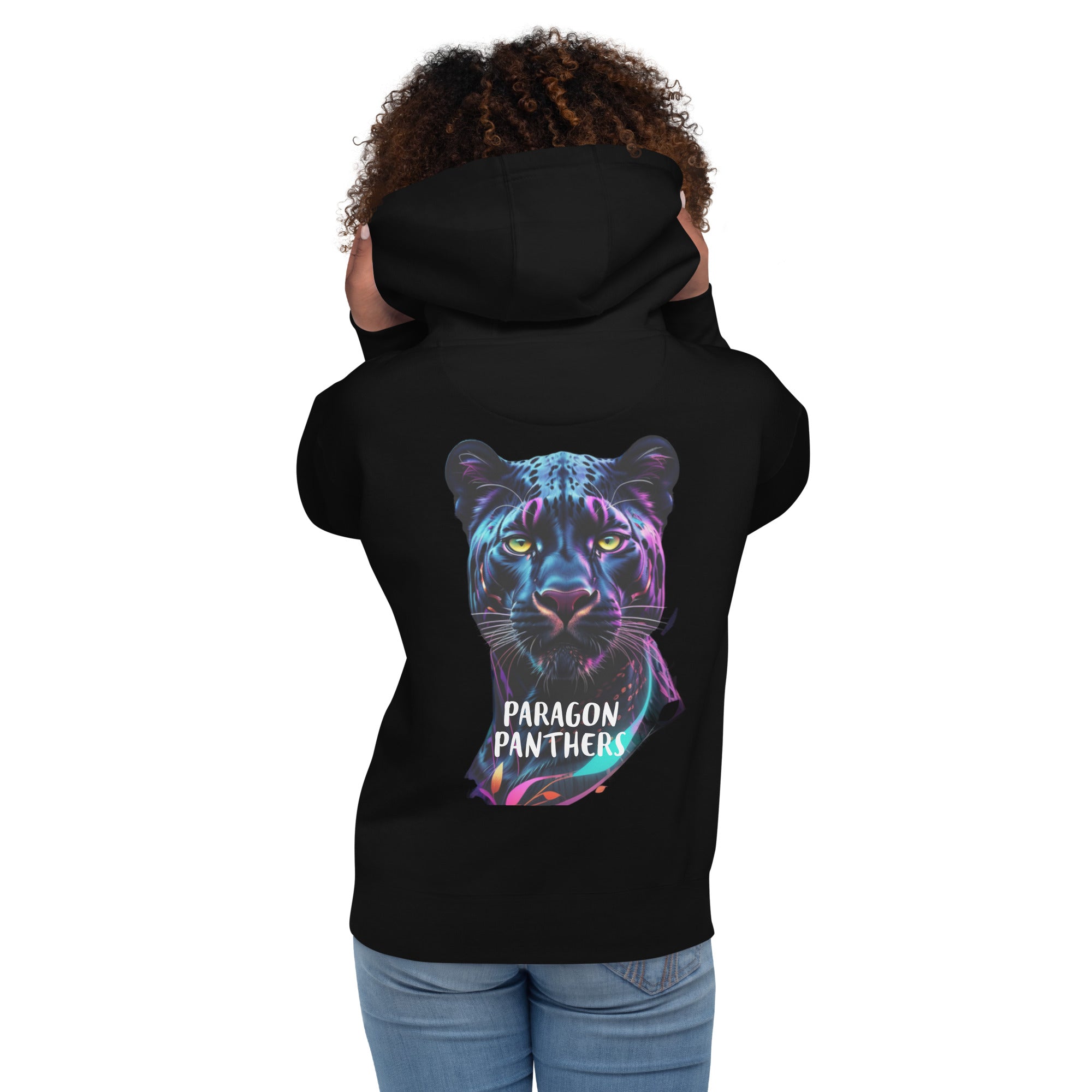 Unisex 'Bright Vibe Panther' Hoodie
