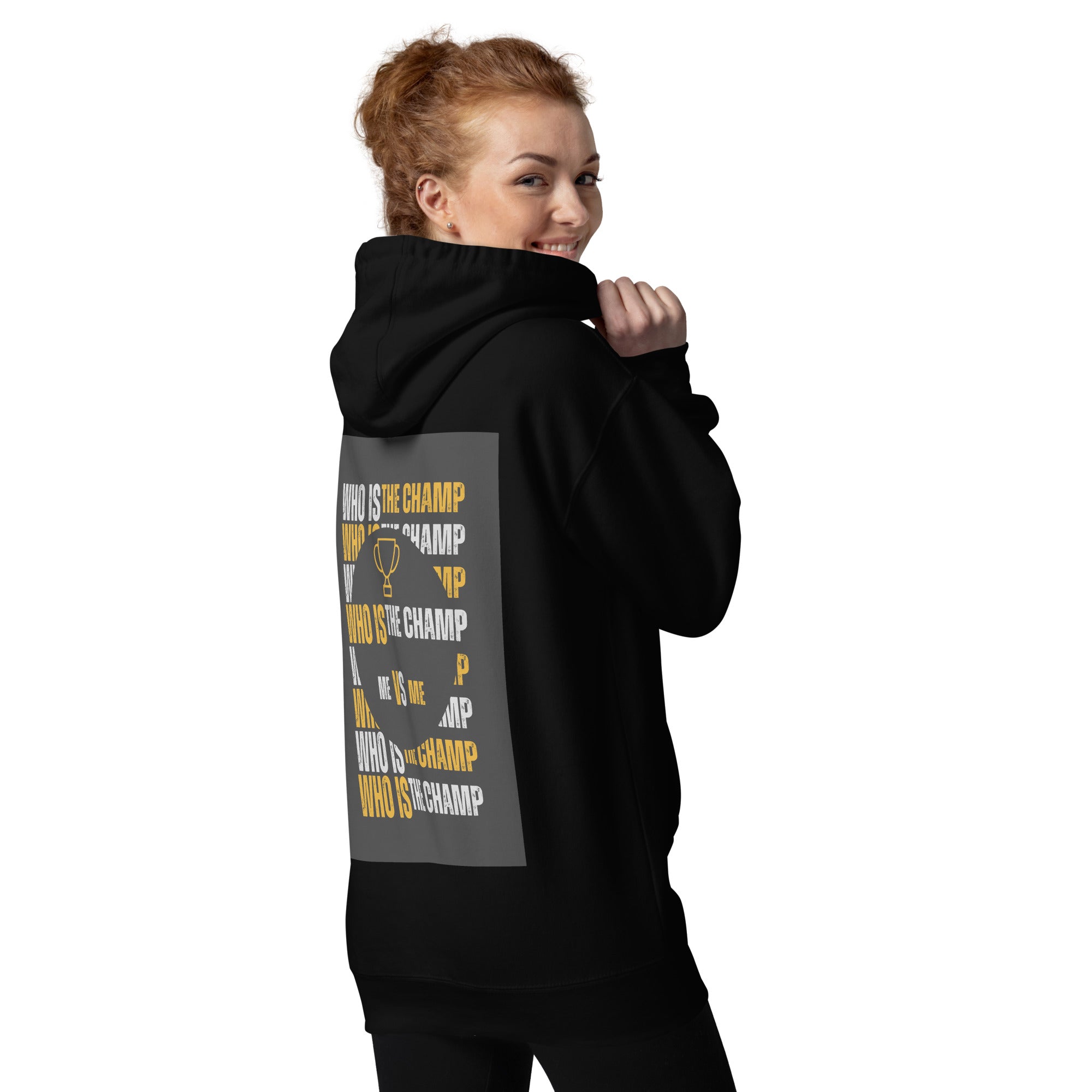Unisex 'Who is the Champ - me vs me' Panthers Hoodie