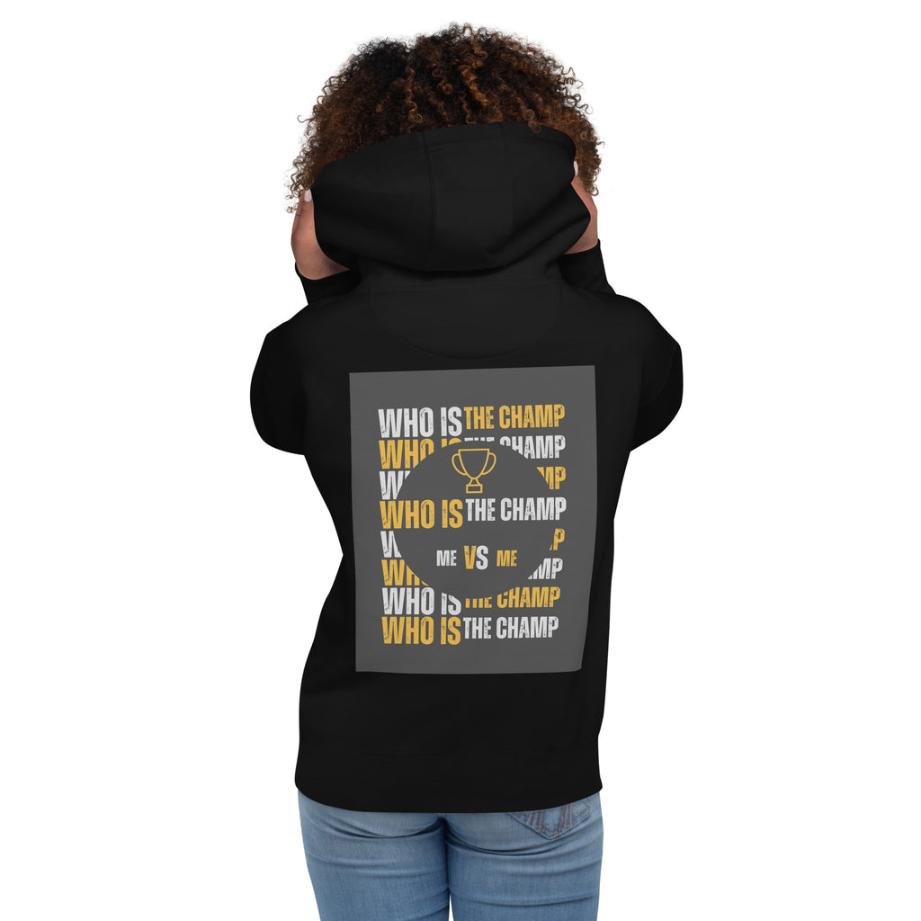 Unisex 'Who is the Champ - me vs me' Panthers Hoodie