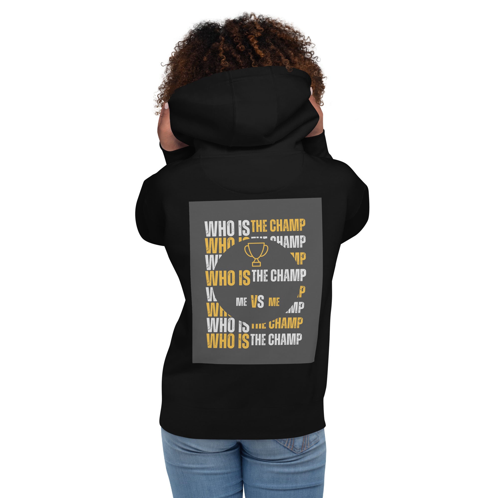 Unisex 'Who is the Champ - me vs me' Panthers Hoodie