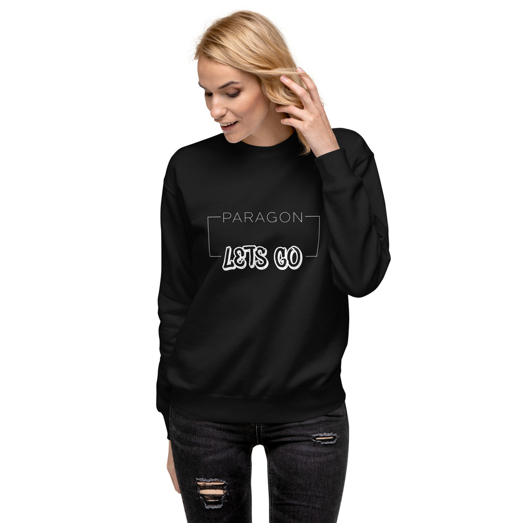 Unisex Modern 'Lets Go' Premium Sweatshirt