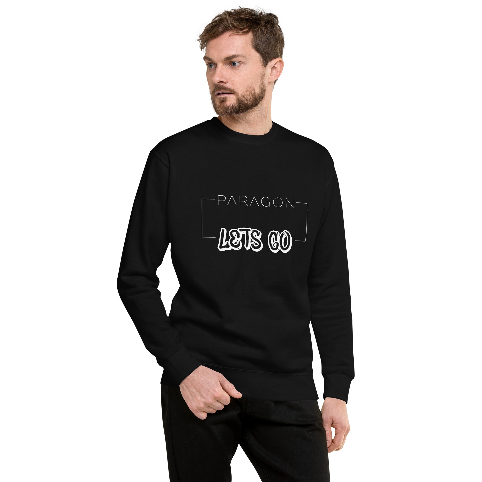 Unisex Modern 'Lets Go' Premium Sweatshirt